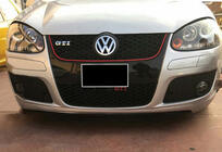 Volkswagen Golf 5 2003-2009 Front Lip DPT V-2 (for GTI, Gloss Black) photo 1