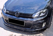 Volkswagen Golf 6 2008-2014 Front Lip DPT V-2 (for GTI, Gloss Black) photo 1