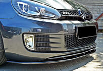 Volkswagen Golf 6 2008-2014 Front Lip DPT V-2 (for GTI, Gloss Black) photo 4