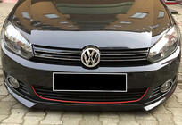 Volkswagen Golf 6 2008-2014 Front lip DPT V-2 (primed for painting) photo 1
