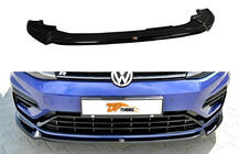 Volkswagen Golf 7/E-Golf 2012-2020 Front Lip DPT V-3 (for R / R-Line HB, 2017-2019, Gloss Black) photo 1