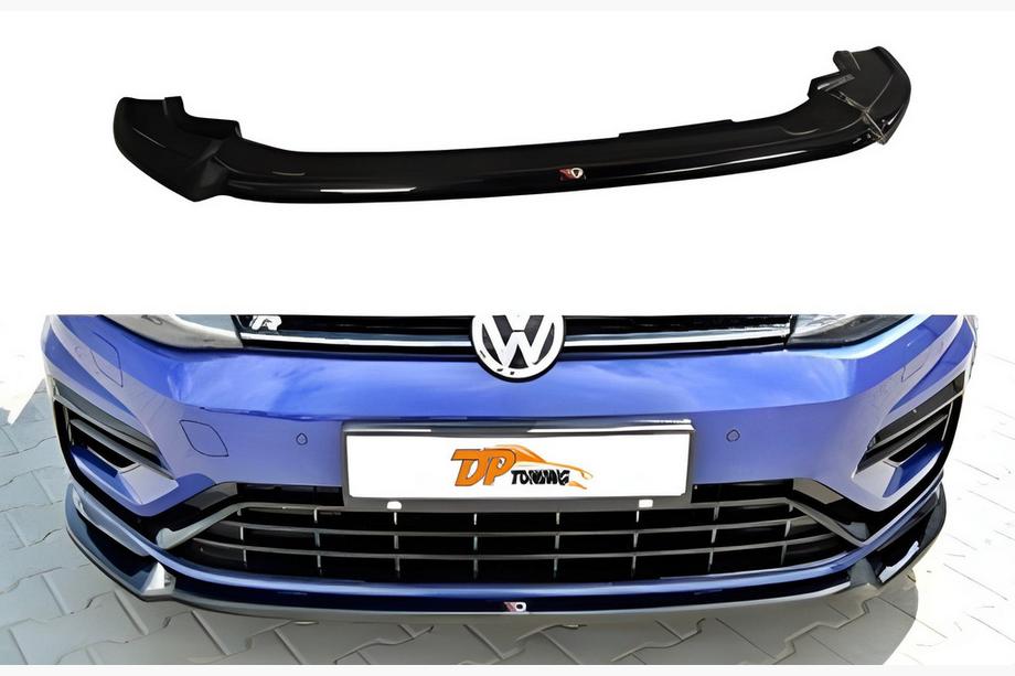 Volkswagen Golf 7/E-Golf 2012-2020 Front Lip DPT V-3 (for R / R-Line HB, 2017-2019, Gloss Black) Image