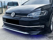 Volkswagen Golf 7/E-Golf 2012-2020 Front lip DPT V-1 (for OEM bumper, 2017-2019, primed for painting) photo 1