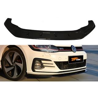 Front Lip DPT V-1 (for GTI, 2017-2019, Gloss Black) Volkswagen Golf 7/E-Golf 2012-2020 photo 1