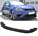 Volkswagen Golf 7/E-Golf 2012-2020 Front Lip Spoiler DPT V-4 (for R / R-Line HB, 2017-2019, Gloss Black) photo 1