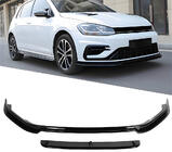 Volkswagen Golf 7/E-Golf 2012-2020 Front Lip DPT V-5 (for R / R-Line HB, 2017-2019, Gloss Black) photo 1