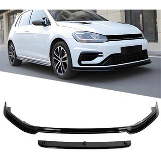 Front Lip DPT V-5 (for R / R-Line HB, 2017-2019, Gloss Black) Volkswagen Golf 7/E-Golf 2012-2020
