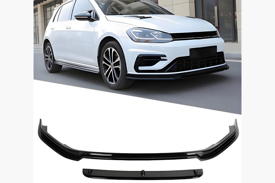 Volkswagen Golf 7/E-Golf 2012-2020 Front Lip DPT V-5 (for R / R-Line HB, 2017-2019, Gloss Black) Image