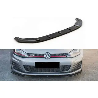 Front Lip DPT V-1 (for GTI, 2012-2017, Gloss Black) photo 1