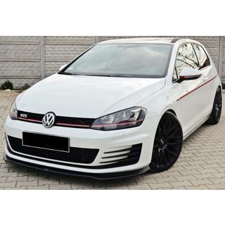 Front Lip Spoiler DPT V-2 (for GTI, 2012-2017, Gloss Black) Volkswagen Golf 7/E-Golf 2012-2020 photo 2