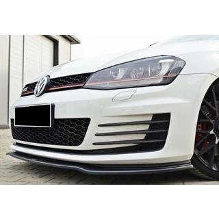 Front Lip Spoiler DPT V-2 (for GTI, 2012-2017, Gloss Black) Volkswagen Golf 7/E-Golf 2012-2020 photo 1
