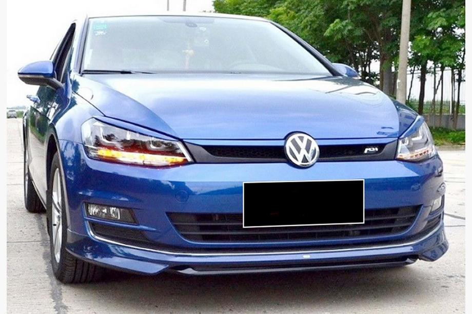 Volkswagen Golf 7/E-Golf 2012-2020 Front lip DPT V-1 (for OEM bumper, 2012-2017, primed for painting) Image