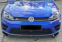 Volkswagen Golf 7/E-Golf 2012-2020 Front Lip Spoiler DPT V-2 (for R / R-Line HB, 2012-2017, Gloss Black) photo 3