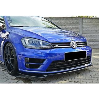 Front Lip Spoiler DPT V-2 (for R / R-Line HB, 2012-2017, Gloss Black) Volkswagen Golf 7/E-Golf 2012-2020 photo 2