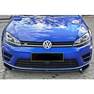 Front Lip Spoiler DPT V-2 (for R / R-Line HB, 2012-2017, Gloss Black) Volkswagen Golf 7/E-Golf 2012-2020 photo 3