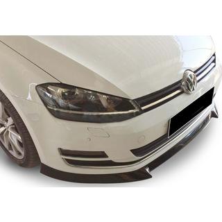 Front Lip DPT V-4 (for OEM bumper, 2012-2017, Gloss Black) Volkswagen Golf 7/E-Golf 2012-2020 photo 1