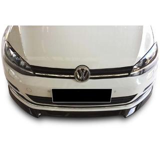 Front Lip DPT V-4 (for OEM bumper, 2012-2017, Gloss Black) Volkswagen Golf 7/E-Golf 2012-2020 photo 2