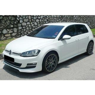 Front Lip DPT V-5 (for OEM bumper, 2012-2017, Gloss Black) Volkswagen Golf 7/E-Golf 2012-2020 photo 2