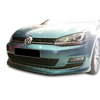 Front Lip DPT V-2 (for OEM bumper, 2012-2017, Gloss Black) Volkswagen Golf 7/E-Golf 2012-2020 photo 2