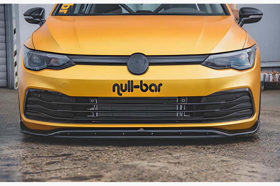 Volkswagen Golf 8 2019- Front Lip DPT V-2 (Gloss Black) Image