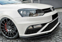 Volkswagen Polo 2010-2017 Front Lip Spoiler DPT (for GTI, 2014-2017, Gloss Black) photo 3