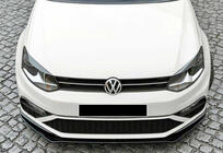 Volkswagen Polo 2010-2017 Front Lip Spoiler DPT (for GTI, 2014-2017, Gloss Black) photo 4