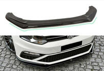 Volkswagen Polo 2010-2017 Front Lip Spoiler DPT (for GTI, 2014-2017, Gloss Black) photo 1