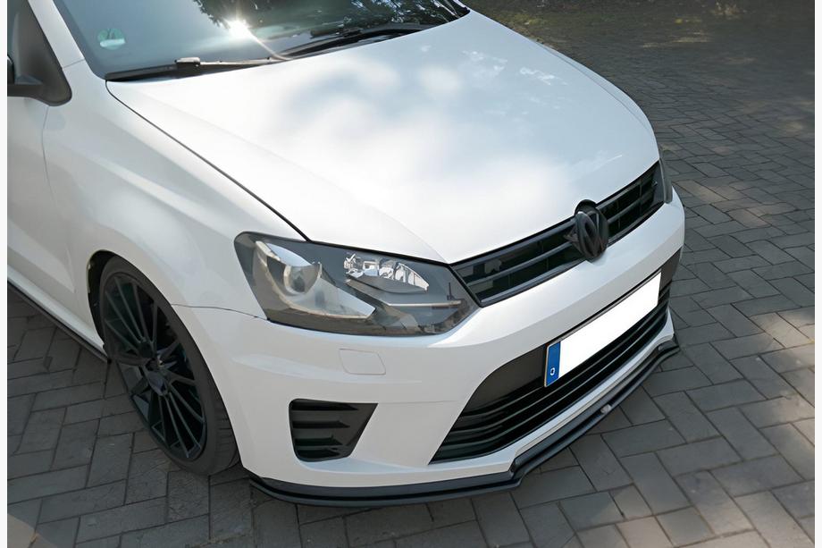 Volkswagen Polo 2010-2017 Front Lip DPT V-1 (Gloss Black) Image