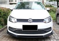 Volkswagen Polo 2010-2017 Front Lip DPT V-2 (Gloss Black) photo 3