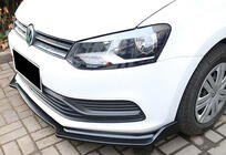Volkswagen Polo 2010-2017 Front Lip DPT V-2 (Gloss Black) photo 1