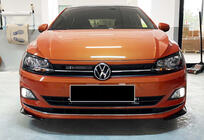 Volkswagen Polo 2017- Front Lip DPT V-2 (Gloss Black) photo 2