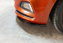 Volkswagen Polo 2017- Front Lip DPT V-2 (Gloss Black) photo 3