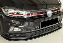 Volkswagen Polo 2017- Front Lip DPT V-1 (for GTI, Gloss Black) photo 1