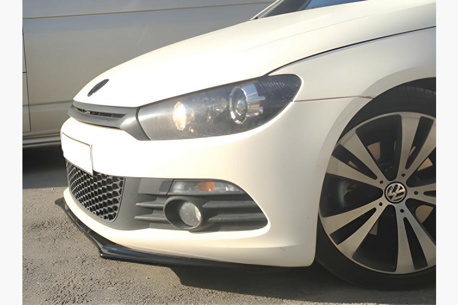 Volkswagen Scirocco 2008-2017 Front Lip Spoiler DPT (2008-2017, Gloss Black) Image
