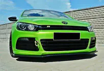 Volkswagen Scirocco 2008-2017 Front lip spoiler DPT V1 (2008-2013, gloss black) photo 2