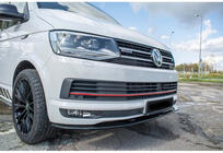Volkswagen T6 2015-2024 Front Lip Spoiler DPT (Gloss Black) photo 1
