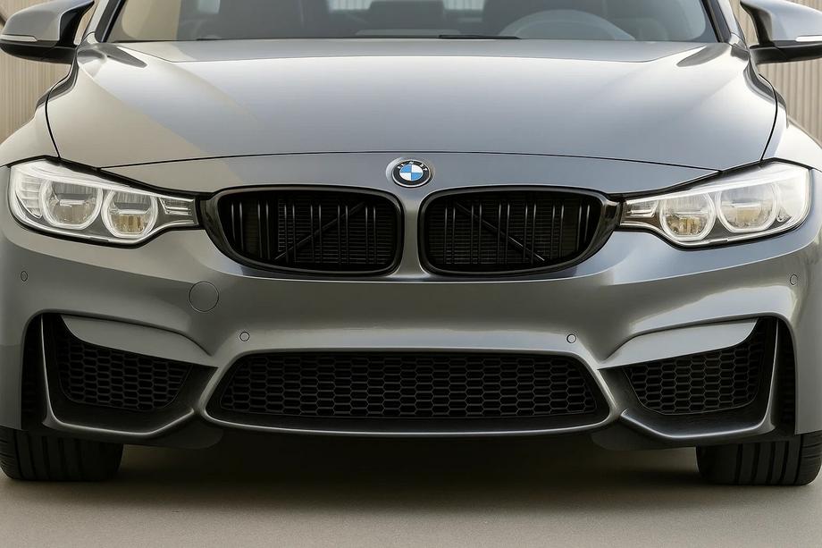 BMW 3 Series F30/F31 2012-2019 Kidneys M-Look (Gloss Black) Image