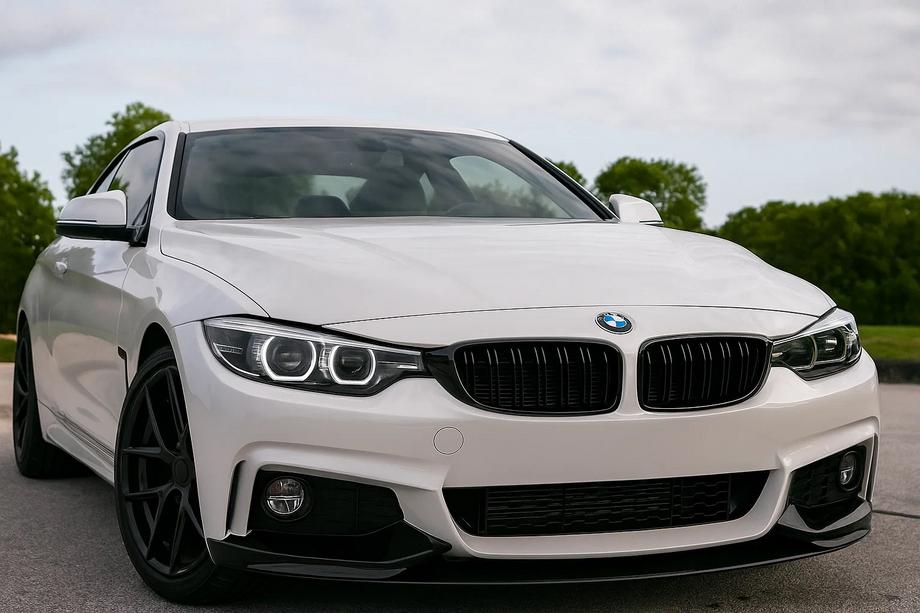 BMW 4 Series F32/F33/F36 2012-2020 Kidneys M-Look (Gloss Black) Image