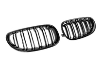 BMW 5 Series E60/E61 2003-2010 Kidneys M-Look (Gloss Black) photo 5