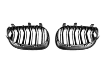 BMW 5 Series E60/E61 2003-2010 Kidneys M-Look (Gloss Black) photo 6