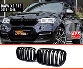 BMW X5 F15 2013-2018 Kidneys M-Look (Gloss Black) photo 3