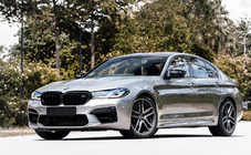 BMW 5 Series G30/G31 2017–2023 Kidney grilles M-Look (2021-2023, gloss black) photo 1