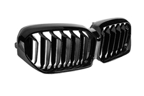 BMW 5 Series G30/G31 2017–2023 Kidney grilles M-Look (2021-2023, gloss black) photo 5
