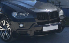 BMW X5 E70 2007-2013 Kidneys M-Look (Gloss Black) photo 1