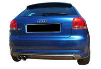 Audi A3 2003-2012 Rear Diffuser DPT (2005-2008, Coupe, Gloss Black) photo 2