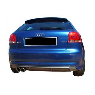 Rear Diffuser DPT (2005-2008, Coupe, Gloss Black) Audi A3 2003-2012 photo 2
