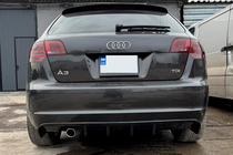 Audi A3 2003-2012 Rear Diffuser DPT (2008-2010, Gloss Black) photo 6