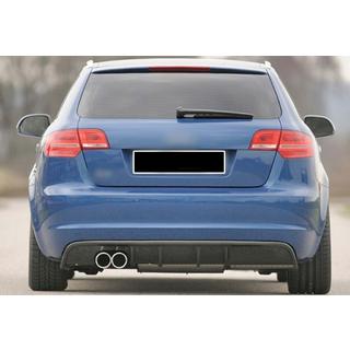 Rear Diffuser DPT (2008-2010, Gloss Black) Audi A3 2003-2012 photo 3