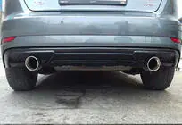 Audi A3 2012-2020 DPT rear diffuser (HB, 2017-2020, gloss black) photo 2