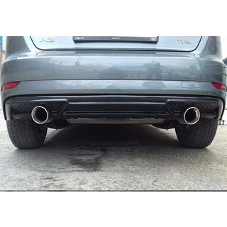 DPT rear diffuser (HB, 2017-2020, gloss black) Audi A3 2012-2020 photo 2